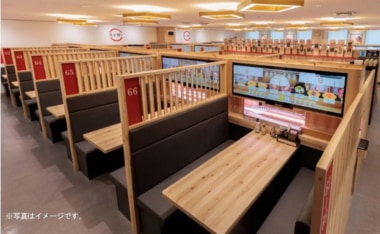 スシロー／10月は大型タッチディスプレー「デジロー」全国7店舗に導入