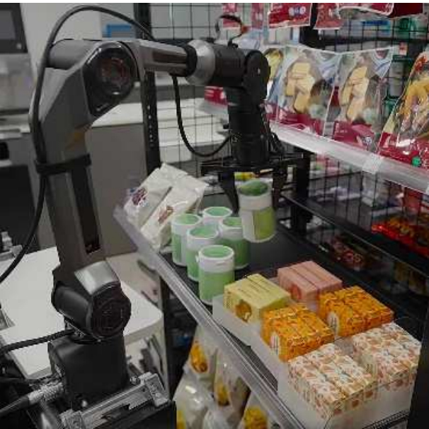 商品を品出しするロボット