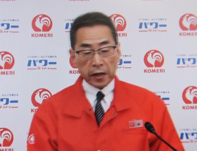 コメリの捧 雄一郎社長