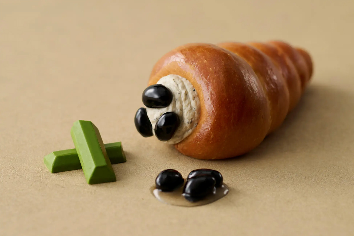 コロネ(黒豆と抹茶)