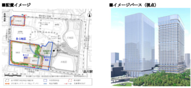西武HD／品川駅西口にオフィス・商業・ホテル・住宅複合施設開発、28年度着工