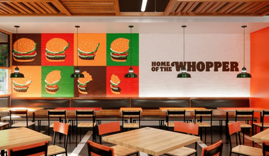 バーガーキング　内観イメージ