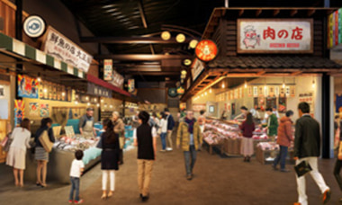 富山市公設卸売市場／新商業エリア「にぎわい施設」着工へ、今秋開業予定