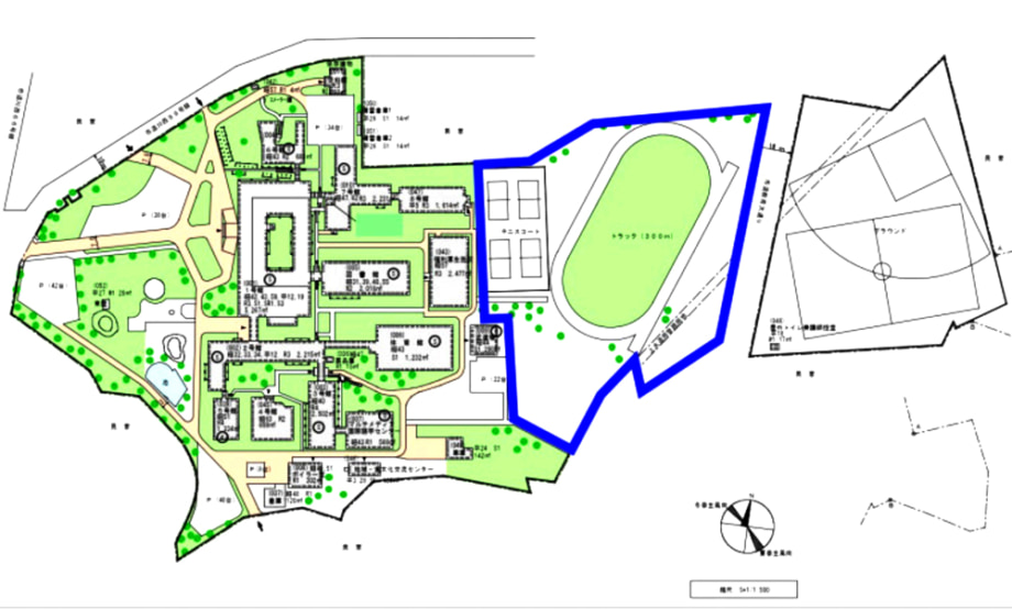 北海道教育大学函館キャンパス内