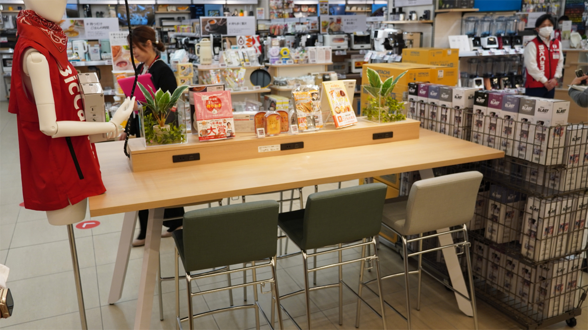 2階の座れるスペース