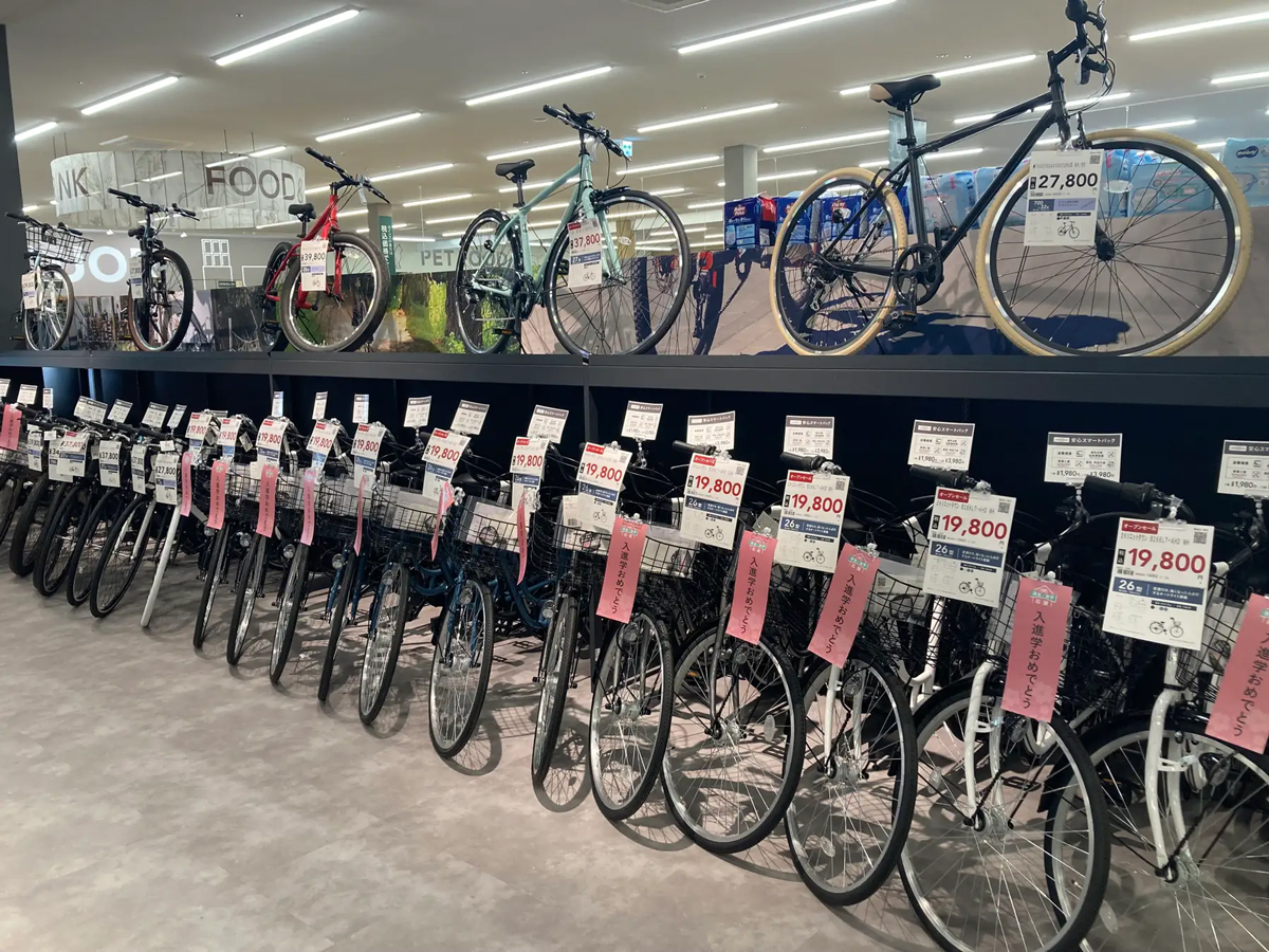 自転車売り場