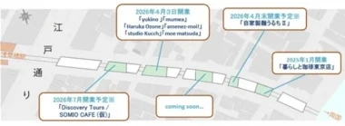 JR東日本／総武線「浅草橋駅」柳橋高架下に雑貨・ジュエリーなど6店舗オープン